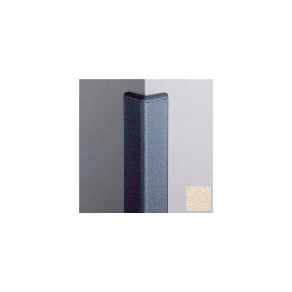 Pawling Surface Mounted Corner Guard 90Deg, 2'' Wings, 8'H W/Caps, Chablis CG-20R-8-497 - main